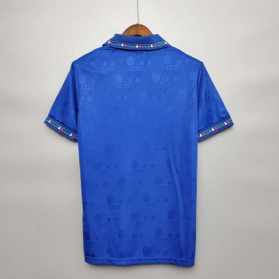 Áo Bóng Đá Retro Tuyển Ý 1994 - Sân Nhà bản cao cấp vải Cotton Polyester