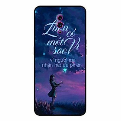 Ốp lưng in cho Oppo Reno Mẫu Luôn Có Một Vì Sao