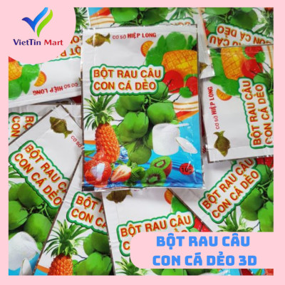 1 Gói Bột Rau Câu Con Cá Dẻo Hiệp Long 10gram/gói