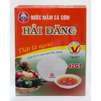 Hộp lốc 6 chai x 50ml – 42 độ – Nước Mắm Hải Đăng