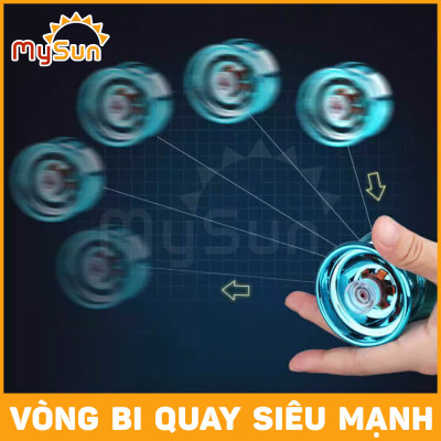 Con quay Yoyo phát sáng Yoyo chuyên nghiệp kim loại linh thú thần hổ rồng nhạy giá rẻ Yo yo 1a