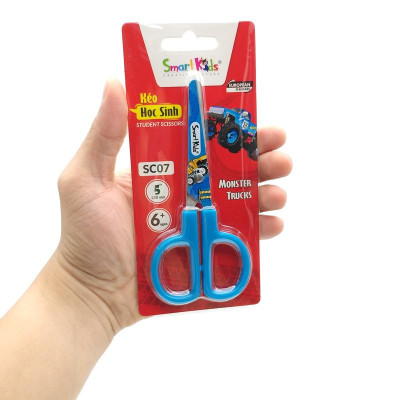 Kéo Học Sinh Monster Truck - Smart Kids SC07 - Xanh Dương