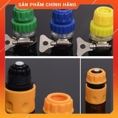 Bộ dây vòi xịt nước ️ , tăng áp 3 lần, loại 7m, 10m 206701-1 đầu đồng,cút,nồi v+ túi đựng bút