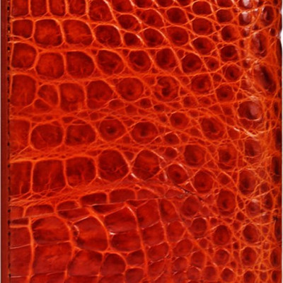 Ví Nam Da Cá Sấu Kiểu Đứng Huy Hoàng HT2230 (12.5 x 10 cm) - Vàng