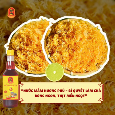 Nước mắm cá cơm Hương Phú 20 độ đạm 500ML - Thùng 12 chai - Hàng Chính Hãng