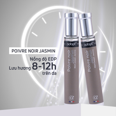 Nước hoa chính hãng,nước hoa adopt Poivre Noir Jasmin hương thơm ấm áp phong cách trẻ trung nam tính dung tích 30ml