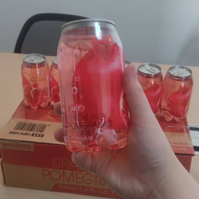 Nước ngọt có ga vị lựu (NƯỚC LỰU CÓ GA) OKF Hàn Quốc x 6 lon 350ml