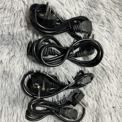 Dây nguồn máy tính, dây nguồn Cắm PC Màn Hình Máy Tính Nồi Cơm Điện dây nguồn lõi đồng tương thích với đồ gia dụng Jack Màu Đen Hàng Nhập Khẩu