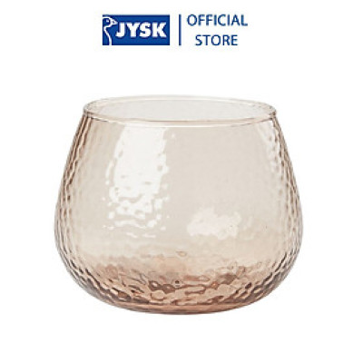 Cốc nến | JYSK Allan | thủy tinh | nâu | DK10xC8cm