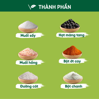 Gói Bột Ướp Thịt Nướng, Vị Cay The Thơm Mùi Hạt Màng Tang 10G Cicook