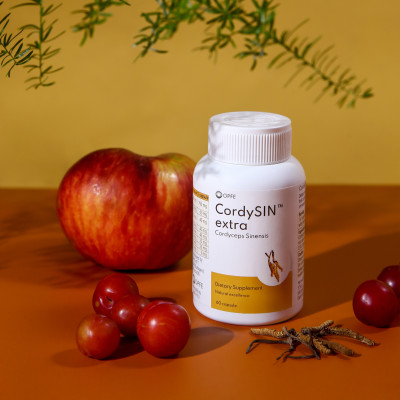 Thực phẩm BVSK OPFE CordySIN extra capsules (120 viên) Hungary (Đông trùng Hạ thảo Tây Tạng) Made in EU, 100% Thảo dược tự nhiên