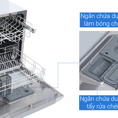 Máy rửa chén mini Electrolux ESF6010BW - Hàng Chính Hãng - Chỉ Giao Hồ Chí Minh