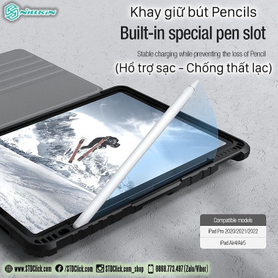 BAO DA DÀNH CHO IPAD A16 Gen 11 2025 , Gen 10 hiệu NILLKIN BUMPER SNAPSAFE - Hàng chính hãng