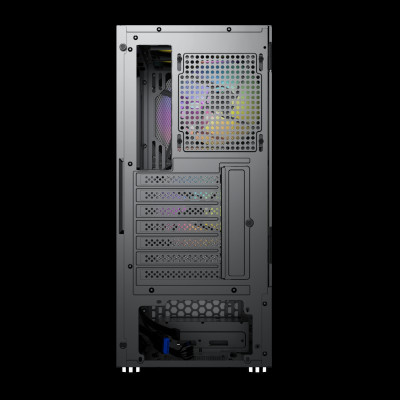 CASE MAGIC GM-04 BLACK AND WHITE GLASS 3 FAN (ATX) - Hàng chính hãng