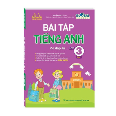 Sách - Global Success - Bài Tập Tiếng Anh Lớp 3 - Có Đáp Án - Combo 2 Tập - Minh Thắng