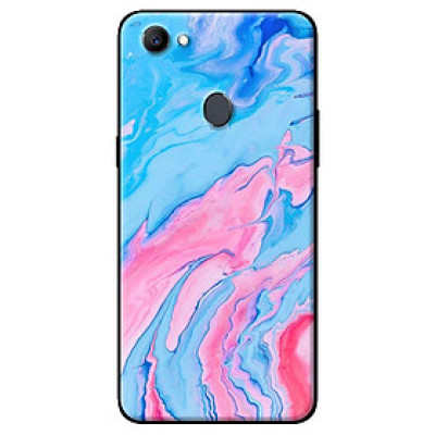 Ốp in cho Oppo F7 Đá Xanh Hồng - Hàng chính hãng