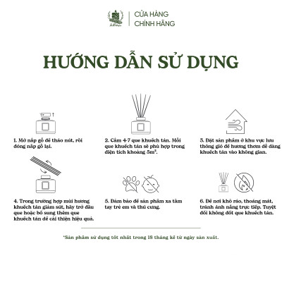 Tinh Dầu Khuếch Tán Khương Thảo (Floral Touch) - 50ml - Tinh Dầu Thơm Phòng Cao Cấp Le Rustique