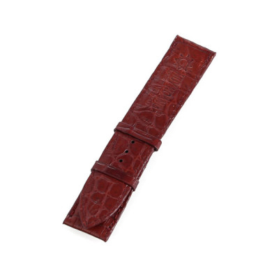 HJ8277-78-79-80 - Dây đồng hồ Huy Hoàng da cá sấu 2 mặt da size 16, 18, 20 màu đen, nâu đất, vàng bò, nâu đỏ