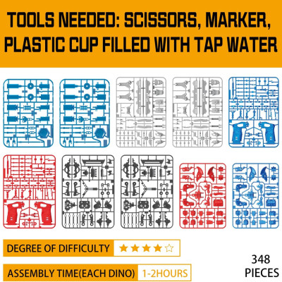 BYJARDA - VS0301 - Bộ Đồ Chơi Khủng Long Boxing Thủy Lực 348(Chi Tiết)