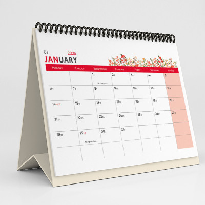 Lịch Bàn 2025 - Desk Calendar Nguyễn Trắc - Wild Flower and Herb