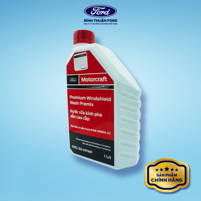 Nước Rửa Kính Ô Tô Pha Sẵn 1L - Ford Motorcraft Chính Hãng | Sạch Bụi Bẩn, Dầu Mỡ, Hương Thơm Nhẹ, An Toàn Cho Kính & Lưỡi Gạt Mưa