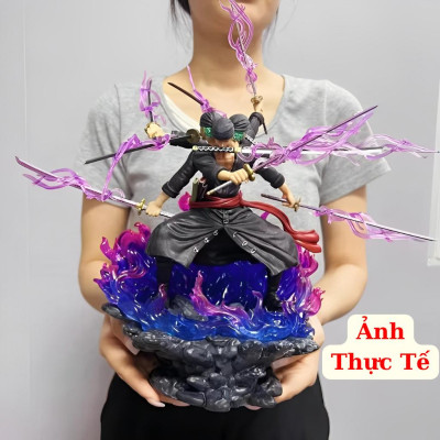 Mô Hình Zoro Quỷ Thần ASURA 3 Đầu 6 Tay 39CM Siêu Ngầu Mô Hình One Piece Cao Cấp, Figure Mô Hình Anmie One Piece Luffy