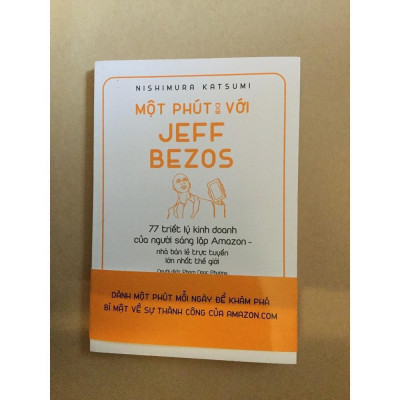 Sách - Một Phút Với Jeff Bezos - Tân Việt Books