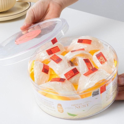 [CHÍNH HÃNG] Yến Sào Hoàng Kim - Hộp Quà Kim Lộc Quý (50g Tổ Yến Thượng Hạng & 4 Hũ Yến Chưng Đường Phèn) - Quà Biếu Cao Cấp, Sang Trọng