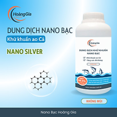 Dung Dịch Khử Khuẩn Ao Cá Nano Bạc Hoàng Gia - Phòng Bệnh, An Toàn Cho Vật Nuôi & Môi Trường
