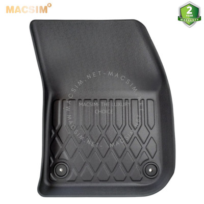 Thảm lót sàn xe ô tô VinFast VF8 Nhãn hiệu Macsim chất liệu nhựa TPE cao cấp màu đen