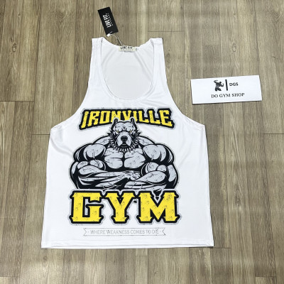 Áo ba lỗ tập gym nam DOGYMSHOP form body, thun lạnh 4 chiều thoáng mát ABBL3