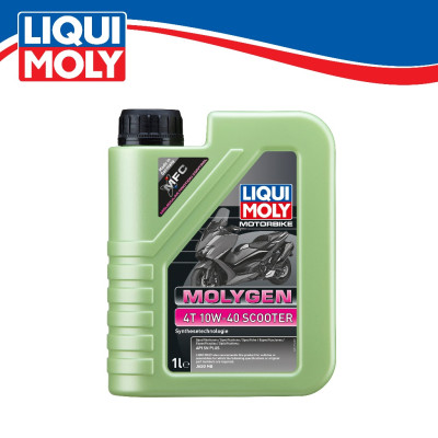Dầu nhớt tổng hợp chuyên dụng cho xe tay ga Molygen Liqui Moly 1L 10W40 21719 - Mẫu mới, scooter, nhập Đức, mát xe