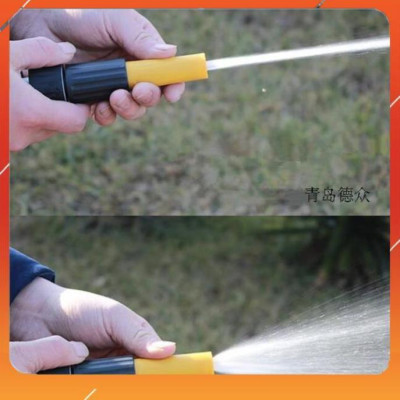 ️Evoucher Bộ dây vòi xịt nước rửa xe, tưới cây , tăng áp 3 lần, loại 7m, 10m 206622-5 cút sập,nối đen+  móc khoá
