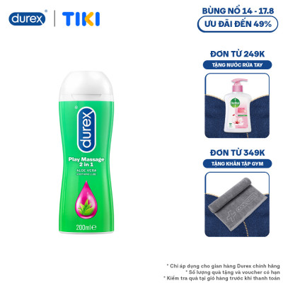 Durex Gel Bôi Trơn Play Massage 2 - in- 1 200ml