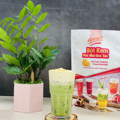 Bột Kem Phô Mai Cheese Foam Túi 300G pha 40 ly - Bột kem pha chế Váng Sữa Kem Cheese Trà sữa, Đồ uống đá xay