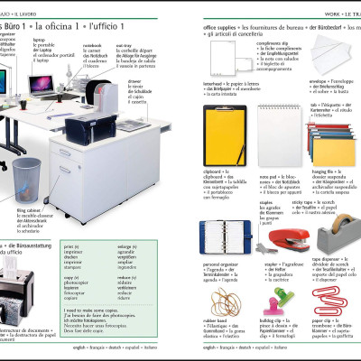 5 Language Visual Dictionary: Over 6,500 Illustrated Terms, Labelled In English, French, German, Spanish And Italian