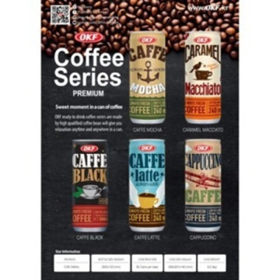 Cà phê Latte OKF Hàn Quốc 275ML Brazil Arabica beans