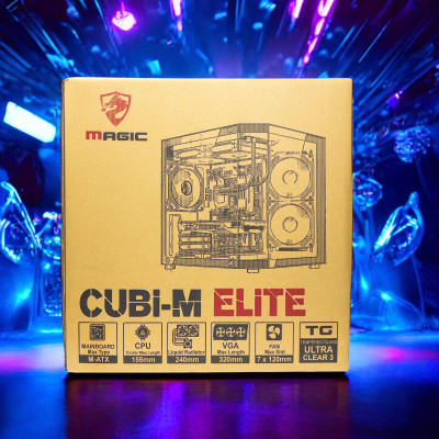 CASE MAGIC CUBI-M ELITE (M-ATX) - Hàng chính hãng