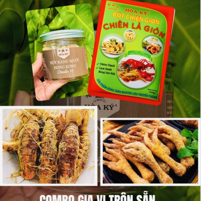 Bột rang muối HongKong 200gr gia vị trộn sẵn Hoà Ký