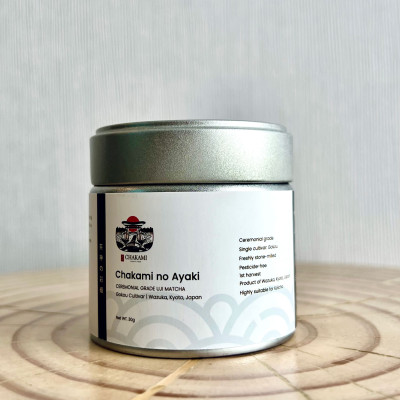 Bột Matcha Uji Nhật Bản - Chakami no Ayaki (Giống trà Gokou) | 30g, 100g | Ceremonial Grade | Thu hoạch tại Kyoto, Nhật Bản