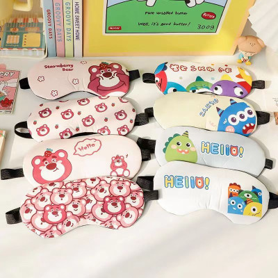 Tấm Che Bịt Mắt Có Túi Gel Làm Mát Giảm Căng Thẳng Kích thước 19x10 cm- Giao ngẫu nhiên