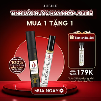 Vip Men by Jubilé - Tinh dầu nước hoa Pháp nữ Dạng lăn 12ml Thơm Lâu, Sang Trọng, Quyến Rũ