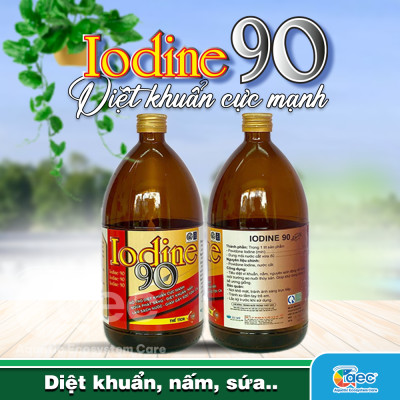 Iodine 90 - Xử lý vi khuẩn, ký sinh trùng, bảo vệ tôm nuôi cá