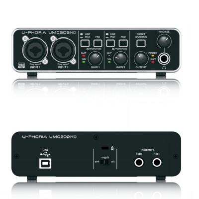 Card âm thanh Behringer U-PHORIA UMC202HD - Chính hãng