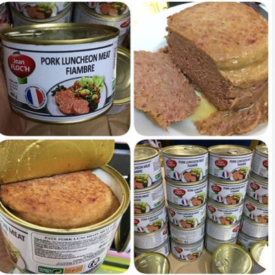 Thịt hộp Luncheon Meat Jean Floch 400g - Pháp ( Thịt heo)