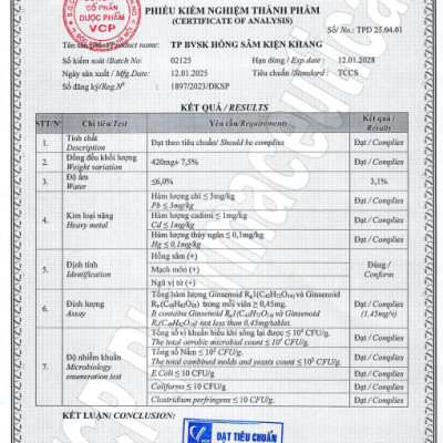 TPBVSK HỘP QUÀ SỨC KHOẺ HỒNG SÂM KIỆN KHANG - Hỗ trợ tăng cường sức đề kháng, giảm mệt mỏi, tăng cường sức khỏe