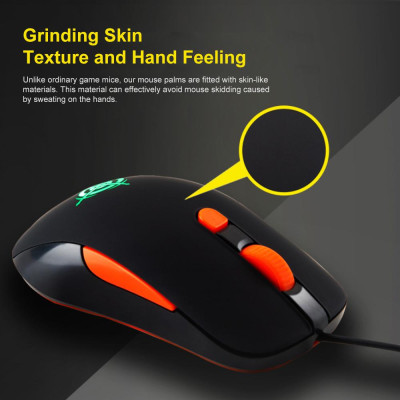 Chuột chơi game có dây USB  2000DPI Có thể điều chỉnh cho máy tính xách tay PC MAGIC-REFINER MG1 