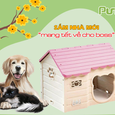 Nhà ở cho thú cưng Purmi nhiều màu