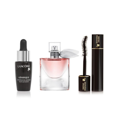 Set mini Lancome La Vie Est Belle EDP 5ml & serum & mascara