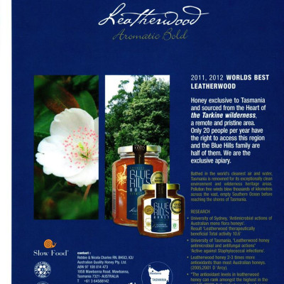 Mật Ong Leatherwood BlueHills Úc 250gr